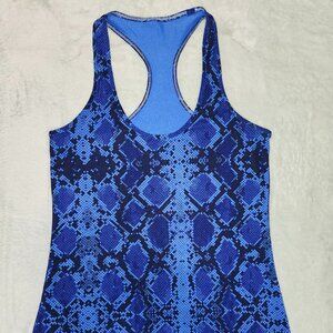 Lululemon Cool Racerback in Mini Ziggy Snake Pipe Dream Blue Sapphire Blue (6)